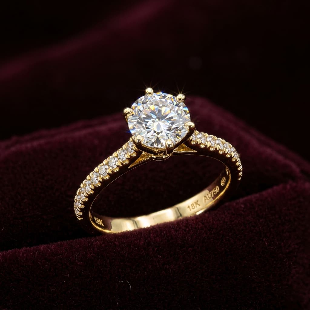 Gold Ring Showcase